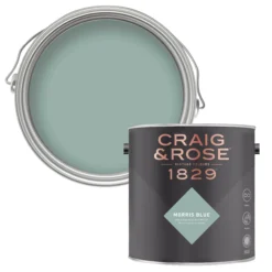 Craig & Rose 1829 Morris Blue  Chalky Emulsion Paint, 2.5L
