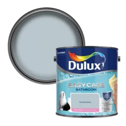 Dulux Easycare Bathroom Coastal Grey Soft Sheen Emulsion Paint, 2.5L
