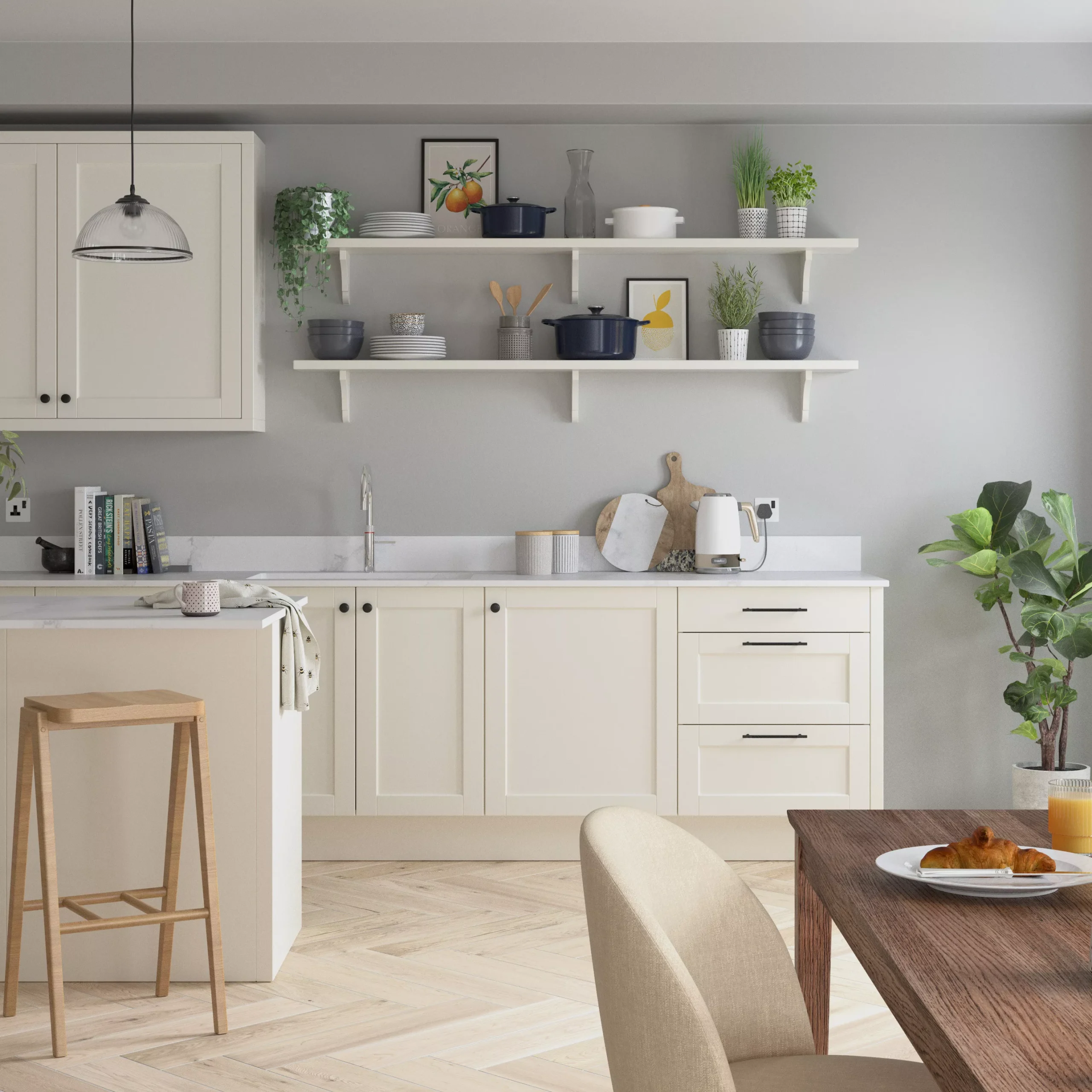 Dulux Easycare Chic Shadow Matt Emulsion Paint, 2.5L 6 Dulux Easycare Chic Shadow Matt Emulsion Paint, 2.5L - Image 6