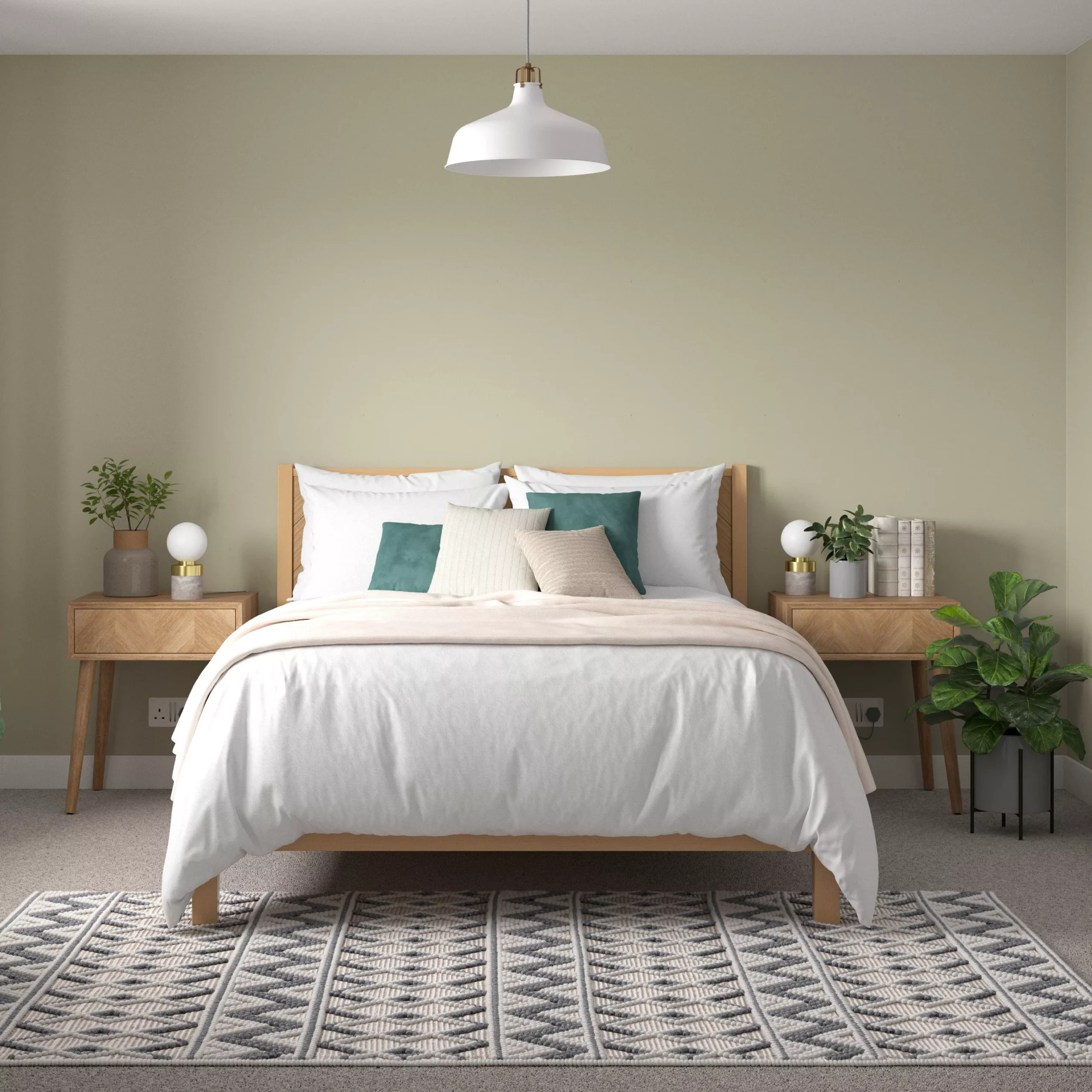 Dulux Easycare Overtly Olive Matt Emulsion Paint, 2.5L 5 Dulux Easycare Overtly Olive Matt Emulsion Paint, 2.5L - Image 5