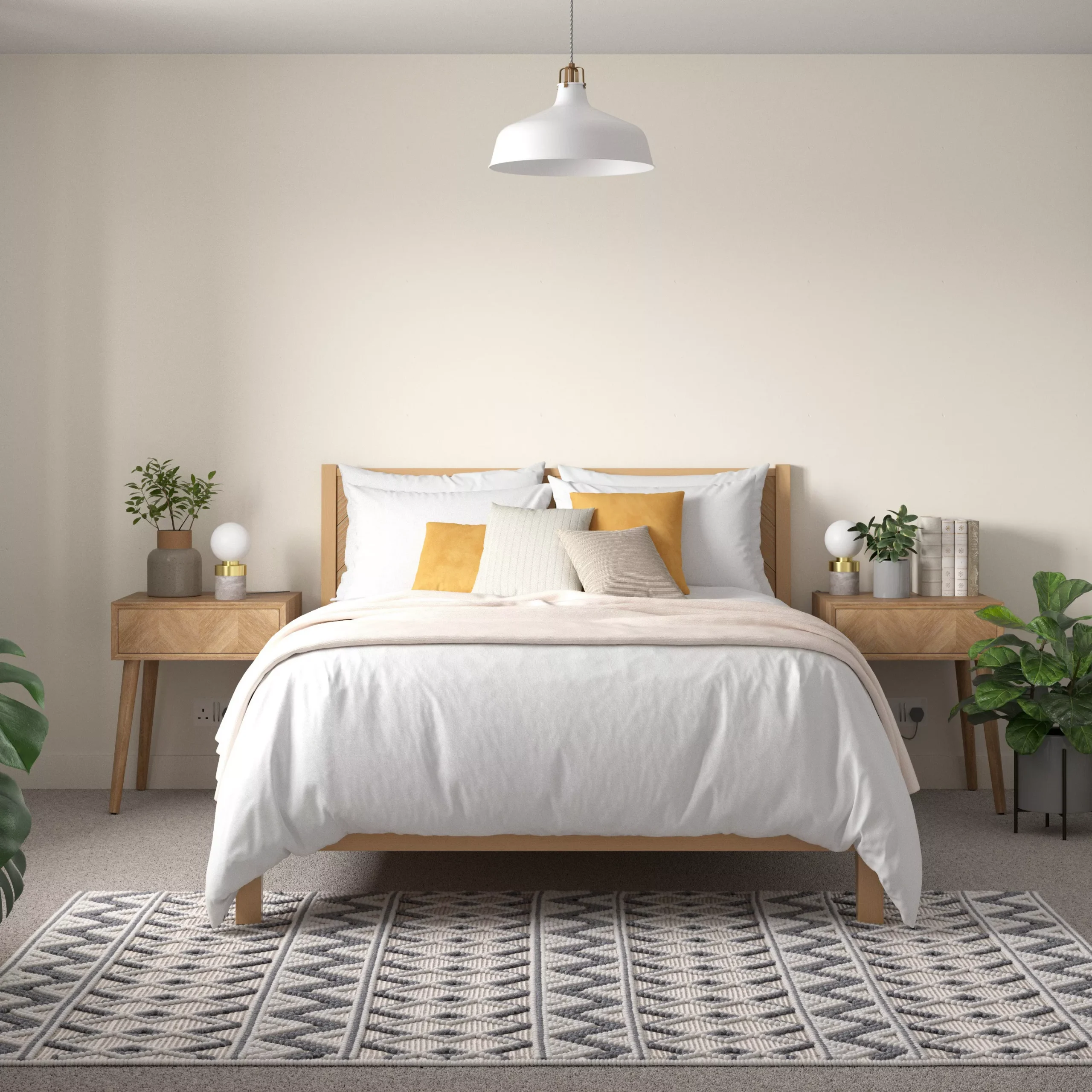 Dulux Natural Hints Almond White Matt Emulsion Paint, 2.5L 5 Dulux Natural Hints Almond White Matt Emulsion Paint, 2.5L - Image 5