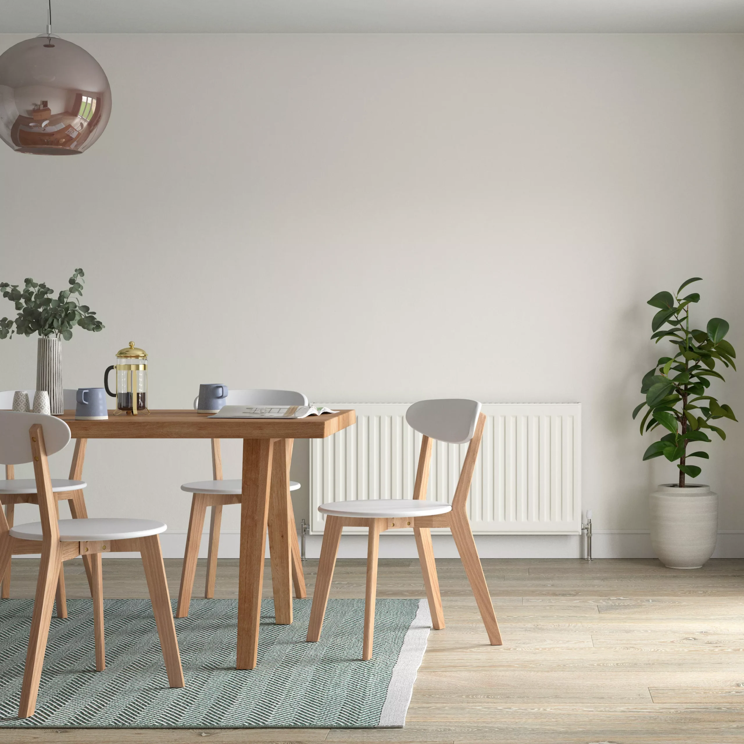 Dulux Natural Hints Jasmine White Silk Emulsion Paint, 5L 4 Dulux Natural Hints Jasmine White Silk Emulsion Paint, 5L - Image 4