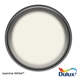 Dulux One Coat Jasmine White Matt Emulsion Paint, 2.5L -Trade Point dulux one coat jasmine white matt emulsion paint 2 5l5010212656204 21c