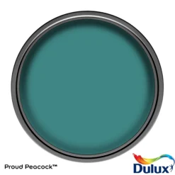 Dulux One Coat Proud Peacock Matt Emulsion Paint, 1.25L 10 Dulux One Coat Proud Peacock Matt Emulsion Paint, 1.25L -Trade Point dulux one coat proud peacock matt emulsion paint 1 25l5010212659793 21c