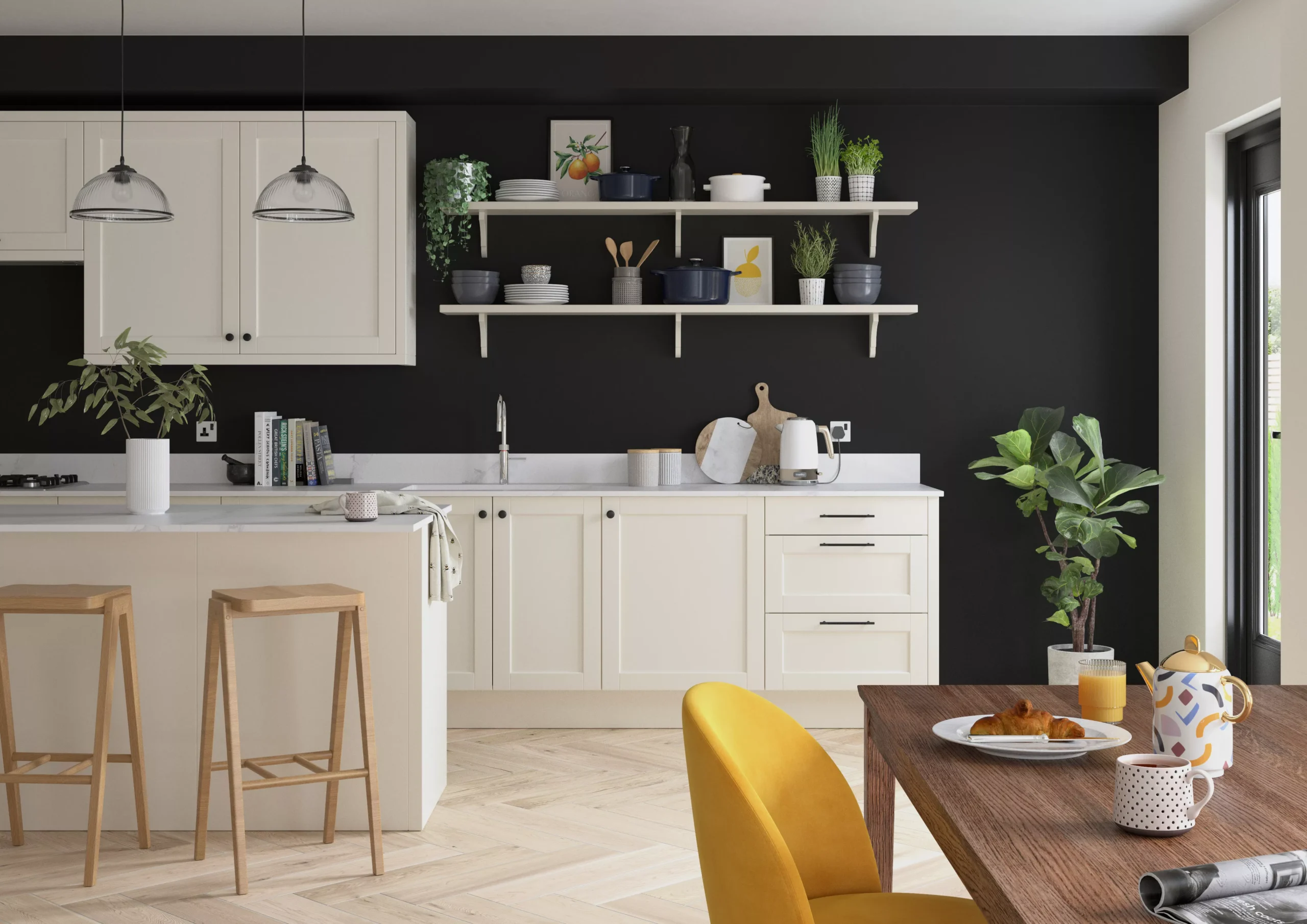 Dulux One Coat Rich Black Matt Emulsion Paint, 1.25L 5 Dulux One Coat Rich Black Matt Emulsion Paint, 1.25L - Image 5