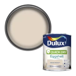 Dulux Quick Dry Natural Hessian Eggshell Metal & Wood Paint, 750ml