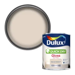 Dulux Quick Dry Natural Hessian Gloss Metal & Wood Paint, 750ml