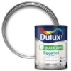 Dulux Quick Dry Pure Brilliant White Eggshell Metal & Wood Paint, 750ml