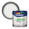 Dulux Quick Dry Pure Brilliant White Satinwood Metal & Wood Paint, 2.5L