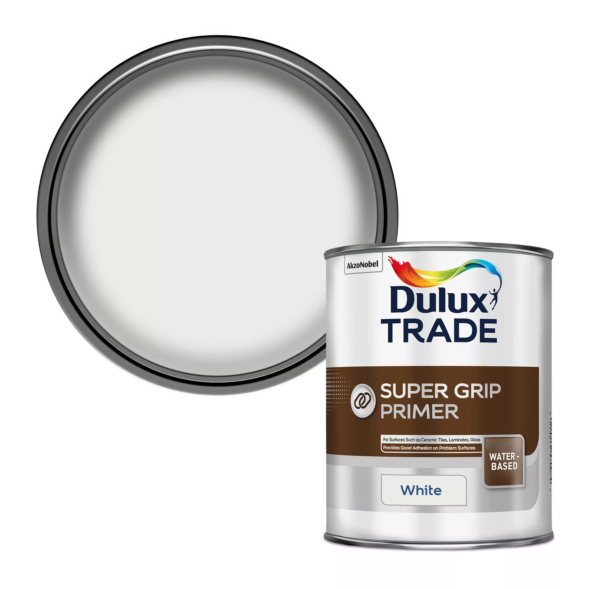 Dulux Trade Super Grip White Multi-surface Primer, 1L 1 Dulux Trade Super Grip White Multi-surface Primer, 1L