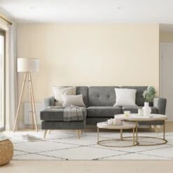 Dulux Walls & Ceilings Buttermilk Silk Emulsion Paint, 2.5L -Trade Point dulux walls ceilings buttermilk silk emulsion paint 2 5l5010212100240 01i bq