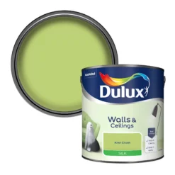 Dulux Walls & Ceilings Kiwi Crush Silk Emulsion Paint, 2.5L