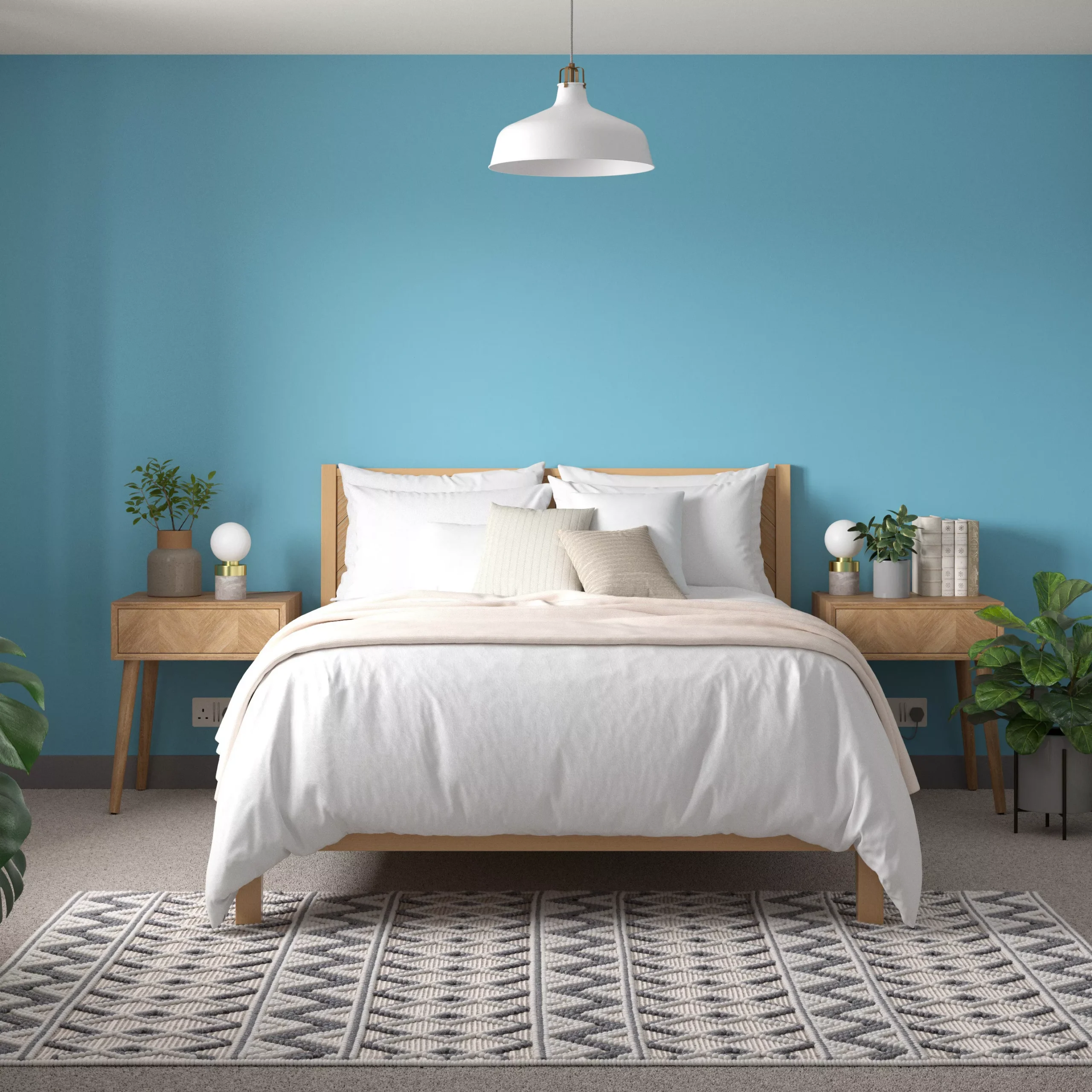 Dulux Walls & Ceilings Nordic Sky Matt Emulsion Paint, 2.5L 4 Dulux Walls & Ceilings Nordic Sky Matt Emulsion Paint, 2.5L - Image 4