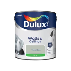 Dulux Walls & Ceilings Tranquil Dawn Silk Emulsion Paint, 2.5L -Trade Point dulux walls ceilings tranquil dawn silk emulsion paint 2 5l5010212650103 08c bq