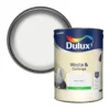 Dulux Walls & Ceilings White Cotton Silk Emulsion Paint, 5L