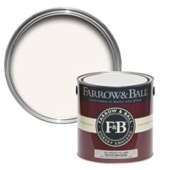 Farrow & Ball Estate All White No.2005 Matt Emulsion Paint, 2.5L