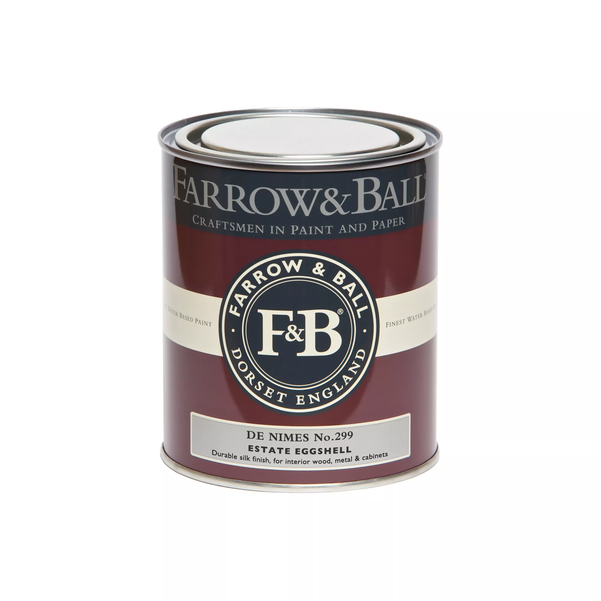 Farrow & Ball Estate De Nimes No.299 Eggshell Metal & Wood Paint, 750ml 3 Farrow & Ball Estate De Nimes No.299 Eggshell Metal & Wood Paint, 750ml - Image 3