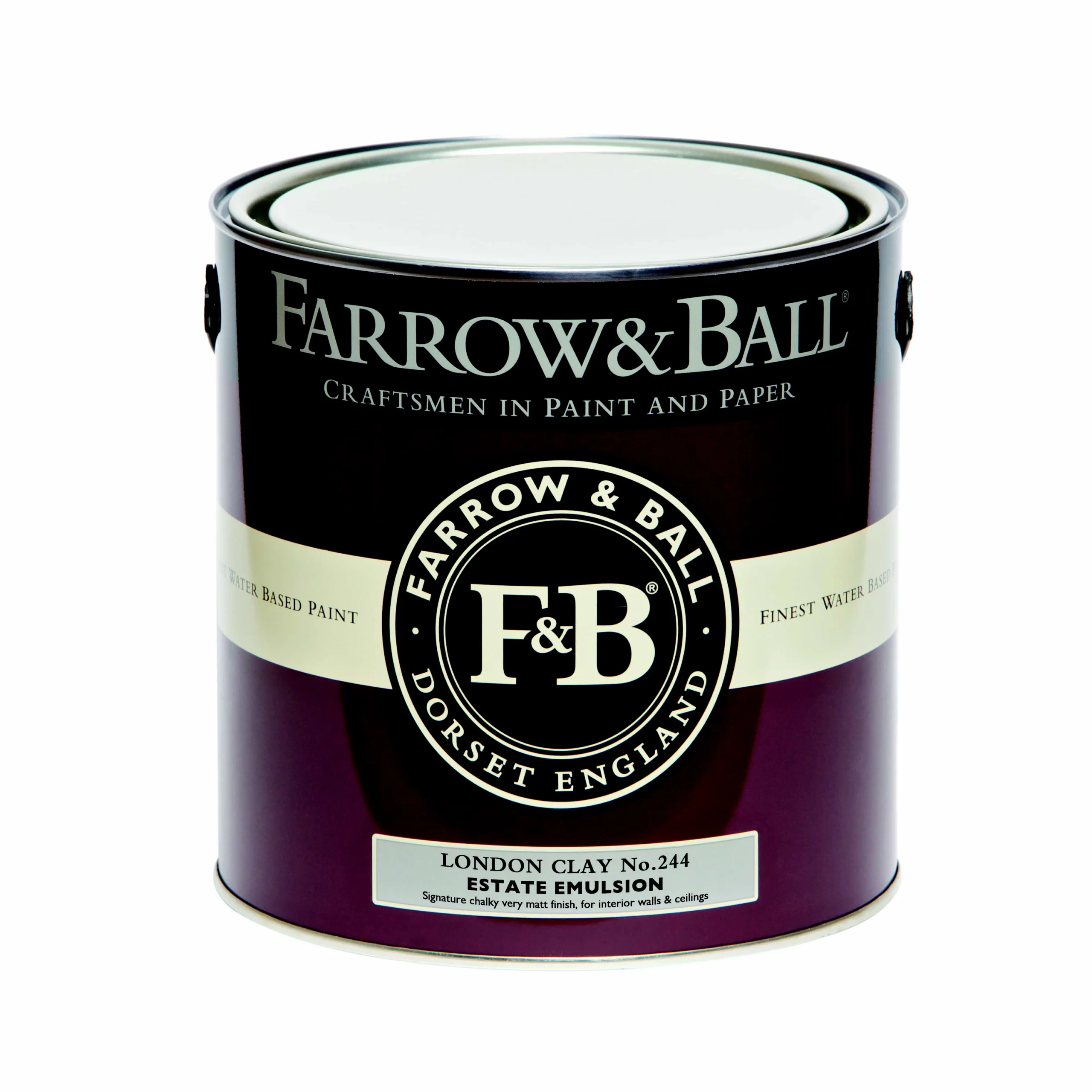 Farrow & Ball Estate London Clay No.244 Matt Emulsion Paint, 2.5L 3 Farrow & Ball Estate London Clay No.244 Matt Emulsion Paint, 2.5L - Image 3