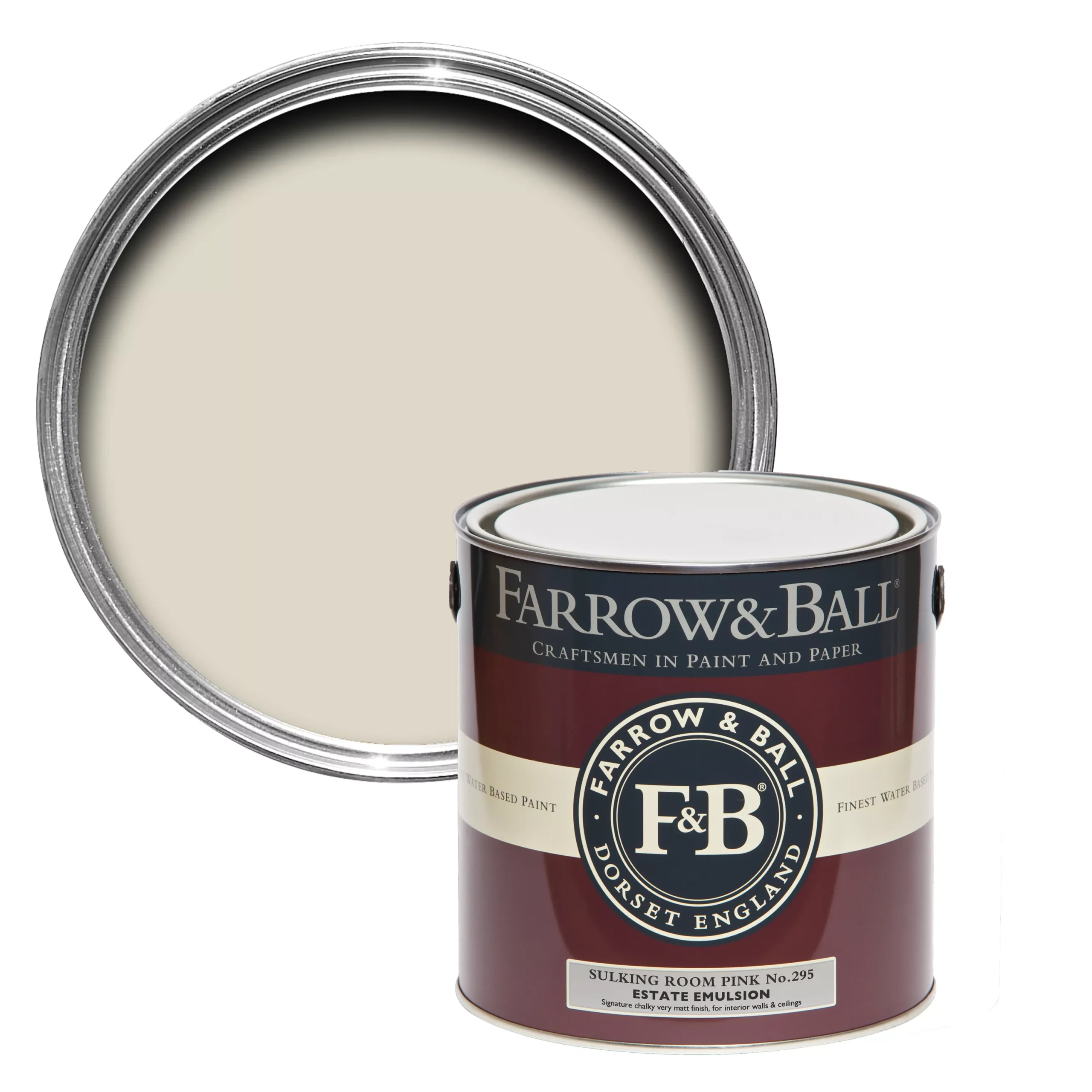 Farrow & Ball Estate School House White No.291 Eggshell Metal & Wood Paint, 2.5L 1 Farrow & Ball Estate School House White No.291 Eggshell Metal & Wood Paint, 2.5L
