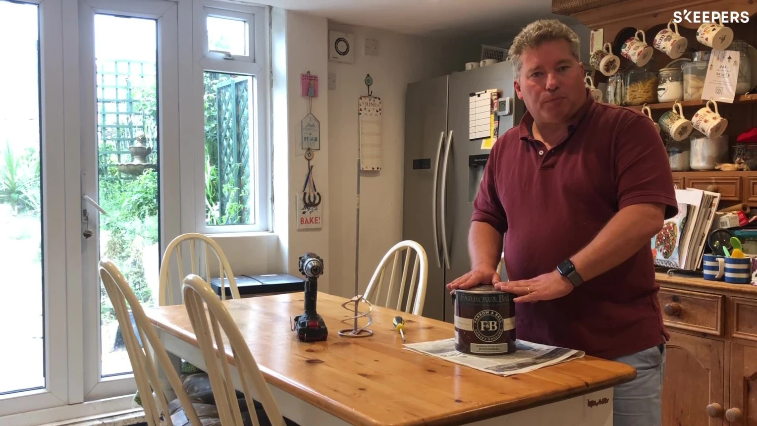 Farrow & Ball Estate Skimming Stone No.241 Eggshell Metal & Wood Paint, 750ml 2 Farrow & Ball Estate Skimming Stone No.241 Eggshell Metal & Wood Paint, 750ml - Image 2