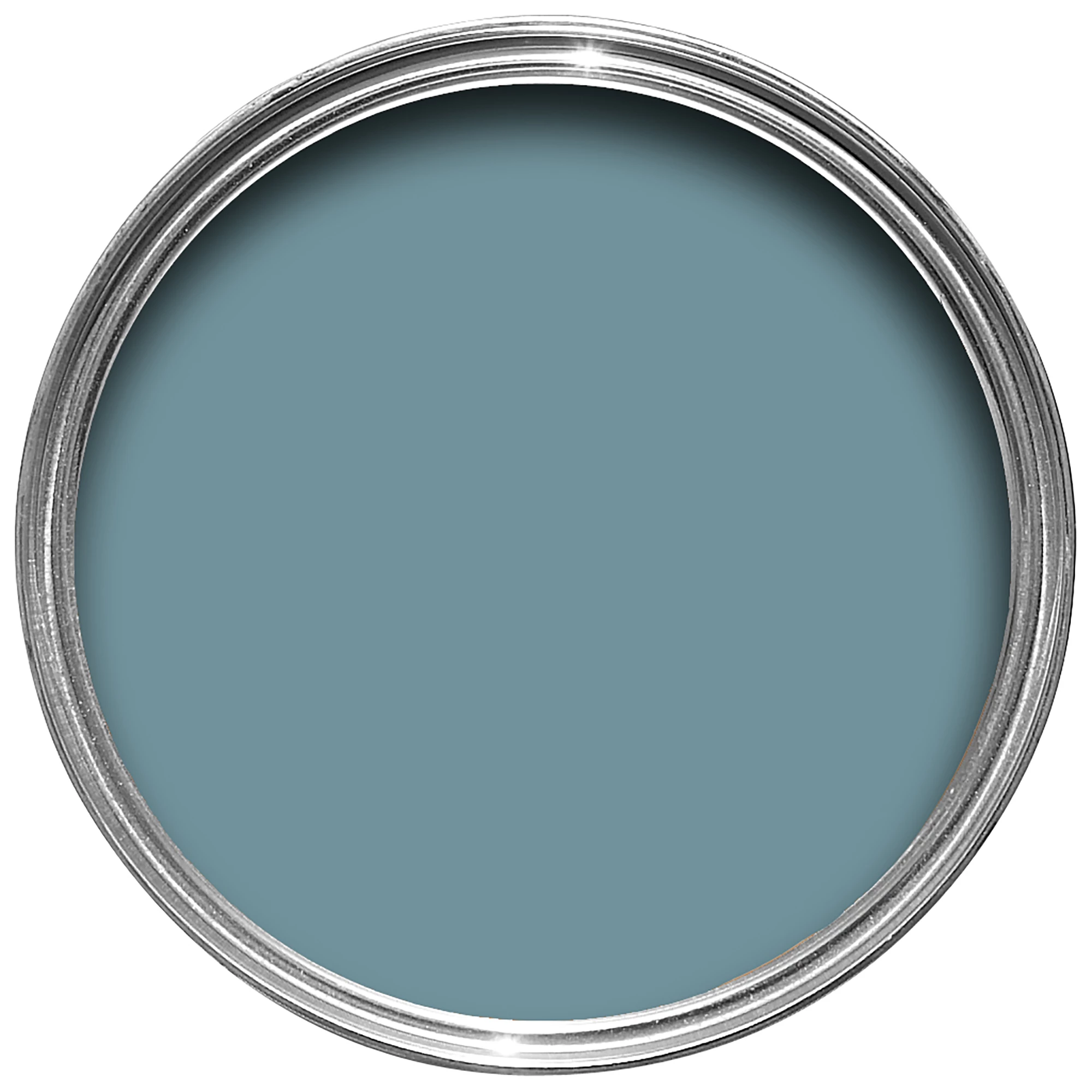Farrow & Ball Estate Stone Blue No.86 Eggshell Paint, 750ml 3 Farrow & Ball Estate Stone Blue No.86 Eggshell Paint, 750ml - Image 3