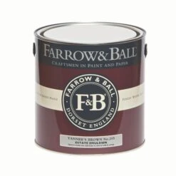 Farrow & Ball Estate Tanners Brown No.255 Matt Emulsion Paint, 2.5L -Trade Point farrow ball estate tanners brown no 255 matt emulsion paint 2 5l5029496885521 08c bq