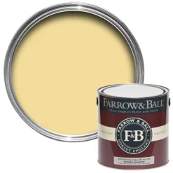 Farrow & Ball Modern Dayroom Yellow No.233 Matt Emulsion Paint, 2.5L