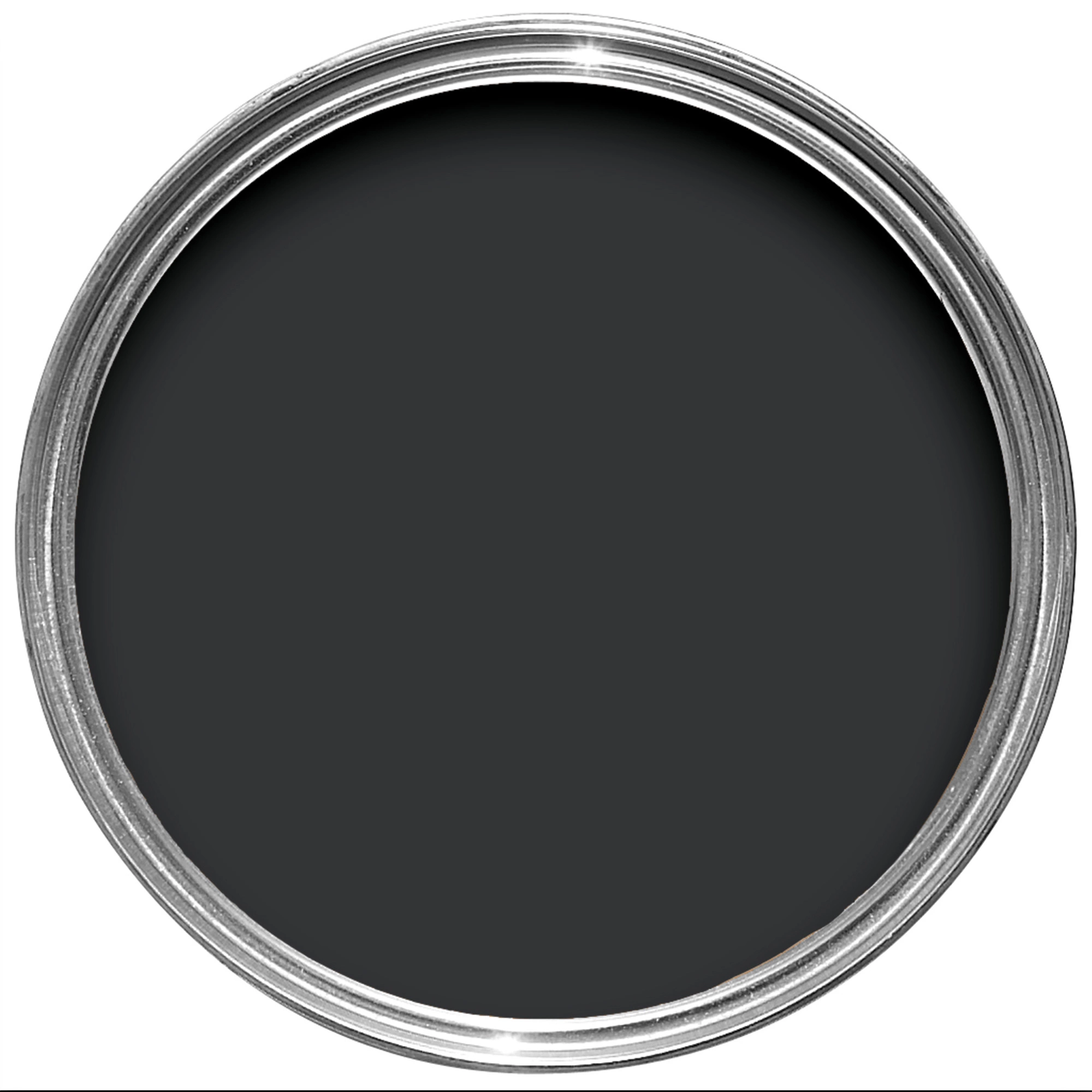 Farrow & Ball Modern Pitch Black No.256 Eggshell Paint, 750ml 3 Farrow & Ball Modern Pitch Black No.256 Eggshell Paint, 750ml - Image 3