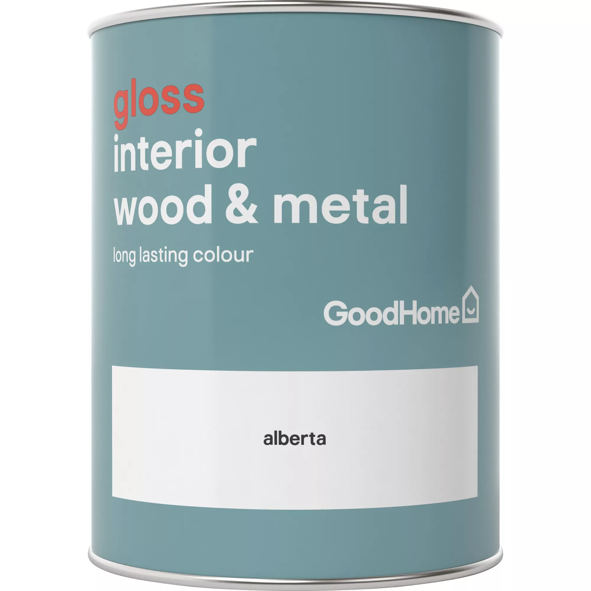 GoodHome Alberta Gloss Metal & Wood Paint, 750ml 2 GoodHome Alberta Gloss Metal & Wood Paint, 750ml - Image 2