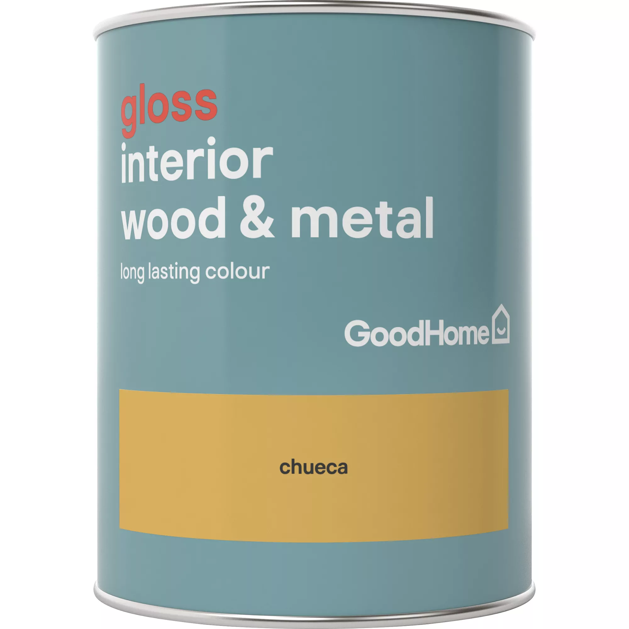 GoodHome Chueca Gloss Metal & Wood Paint, 750ml 2 GoodHome Chueca Gloss Metal & Wood Paint, 750ml - Image 2
