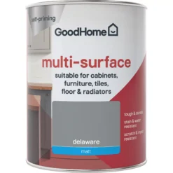 GoodHome Durable Delaware Matt Multi-surface Paint, 750ml 6 GoodHome Durable Delaware Matt Multi-surface Paint, 750ml -Trade Point goodhome durable delaware matt multi surface paint 750ml3663602585633 02c