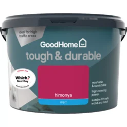 GoodHome Durable Himonya Matt Emulsion Paint, 2.5L 7 GoodHome Durable Himonya Matt Emulsion Paint, 2.5L -Trade Point goodhome durable himonya matt emulsion paint 2 5l3663602405672 02c
