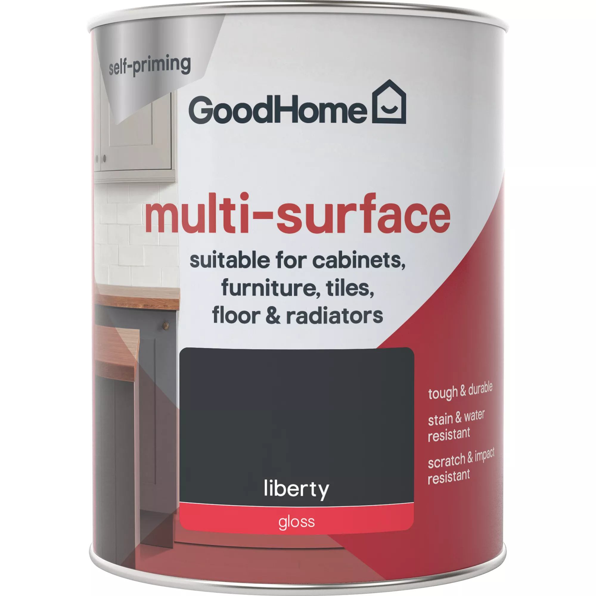GoodHome Durable Liberty Gloss Multi-surface Paint, 750ml 3 GoodHome Durable Liberty Gloss Multi-surface Paint, 750ml - Image 3