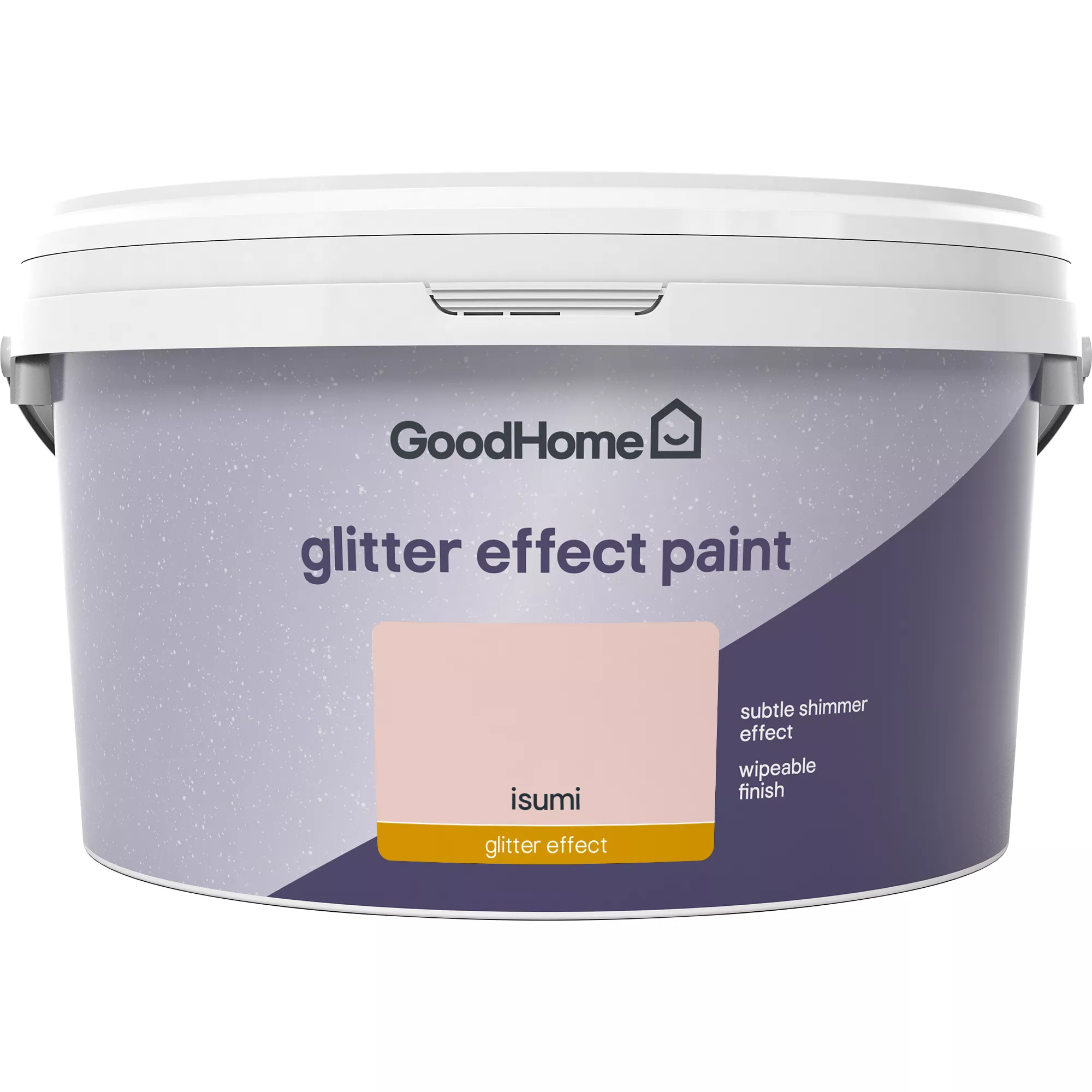 GoodHome Feature Walls Isumi Glitter Effect Emulsion Paint, 2L 2 GoodHome Feature Walls Isumi Glitter Effect Emulsion Paint, 2L - Image 2