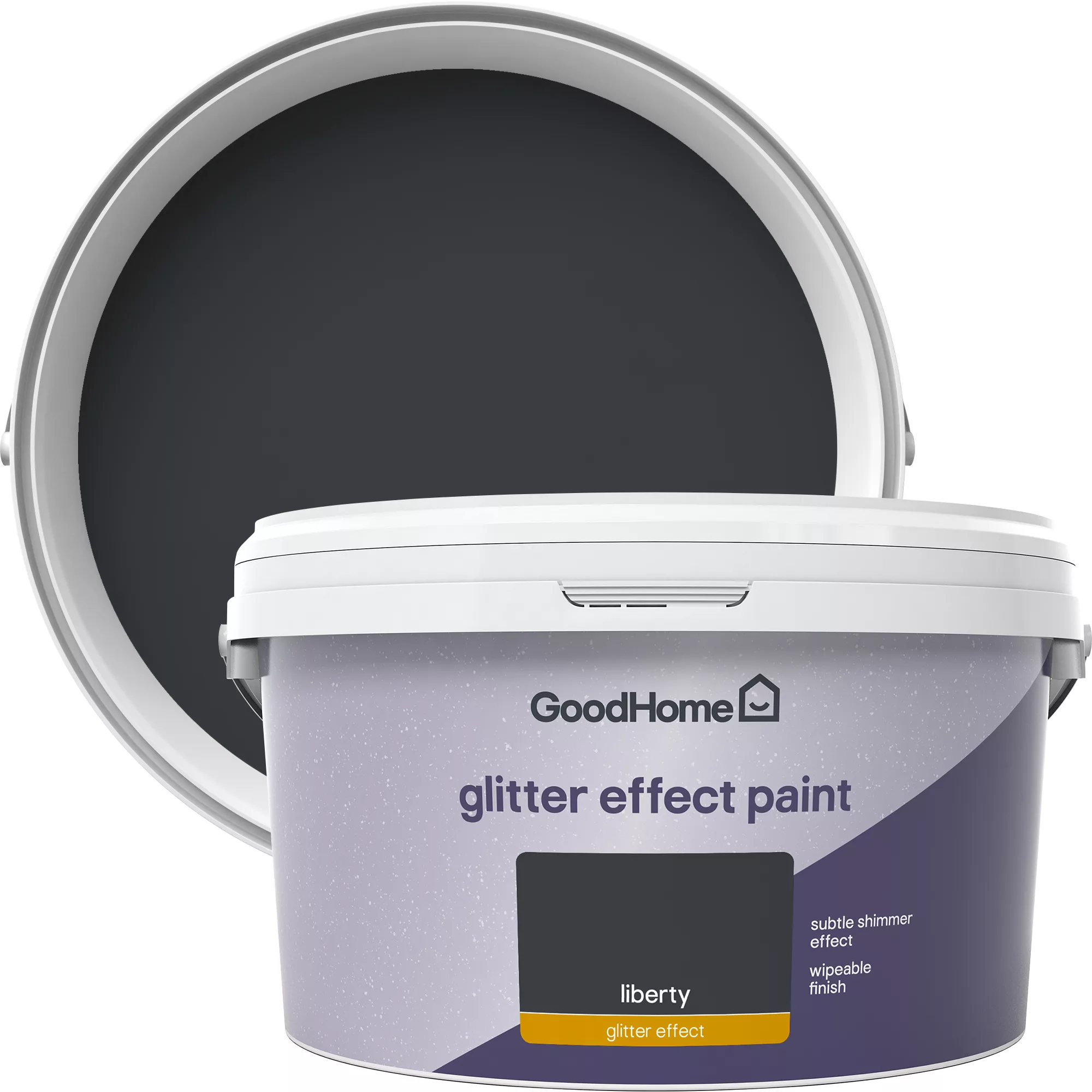 GoodHome Feature Walls Liberty Glitter Effect Emulsion Paint, 2L 1 GoodHome Feature Walls Liberty Glitter Effect Emulsion Paint, 2L