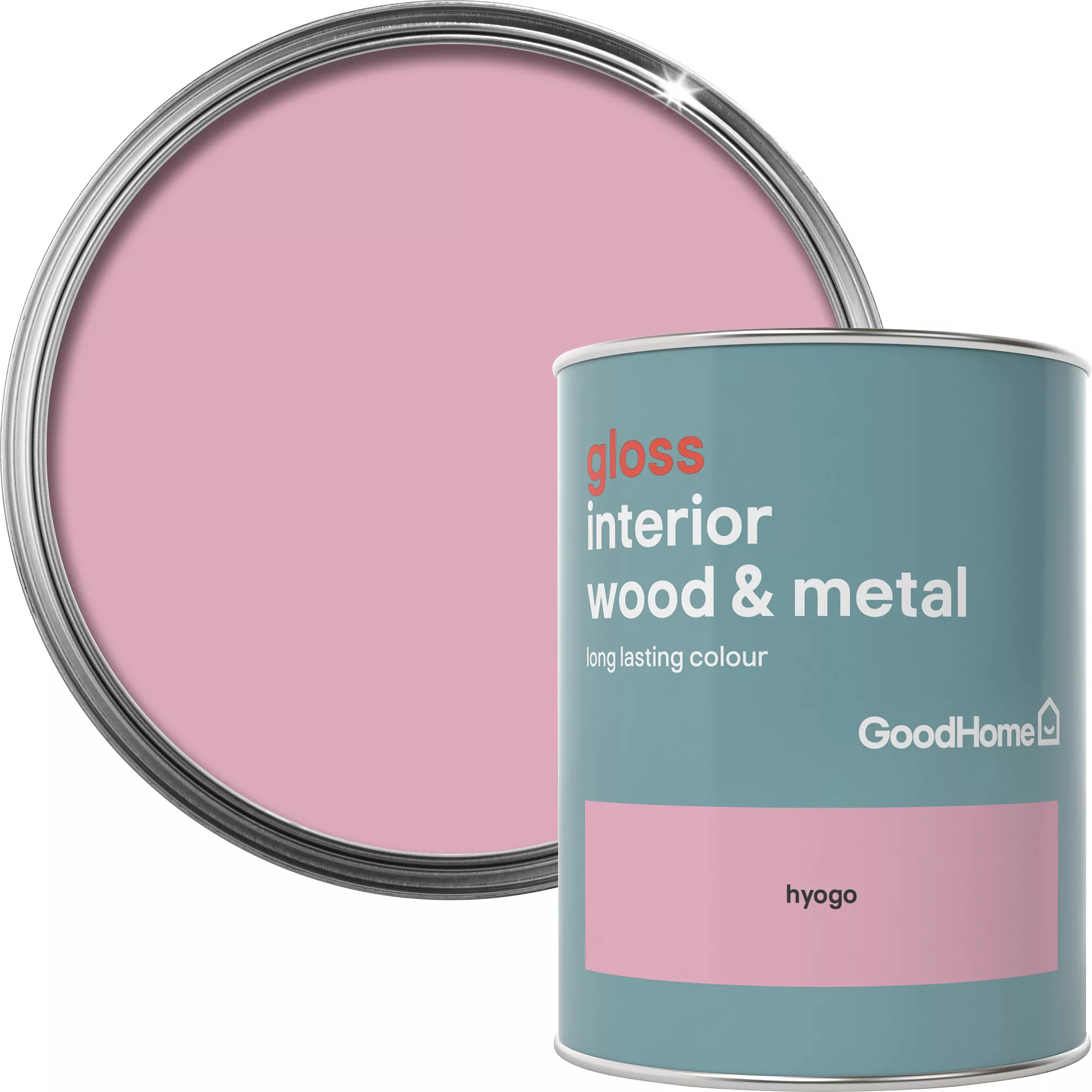 GoodHome Hyogo Gloss Metal & Wood Paint, 750ml 1 GoodHome Hyogo Gloss Metal & Wood Paint, 750ml
