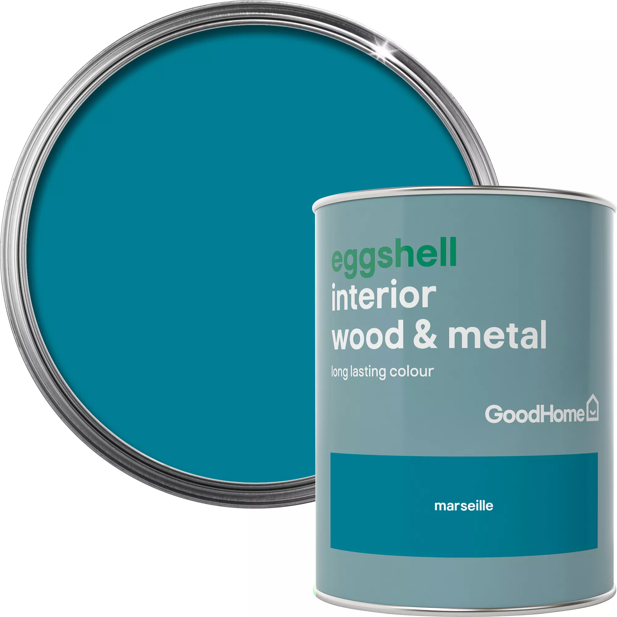 GoodHome Marseille Eggshell Metal & Wood Paint, 750ml 1 GoodHome Marseille Eggshell Metal & Wood Paint, 750ml