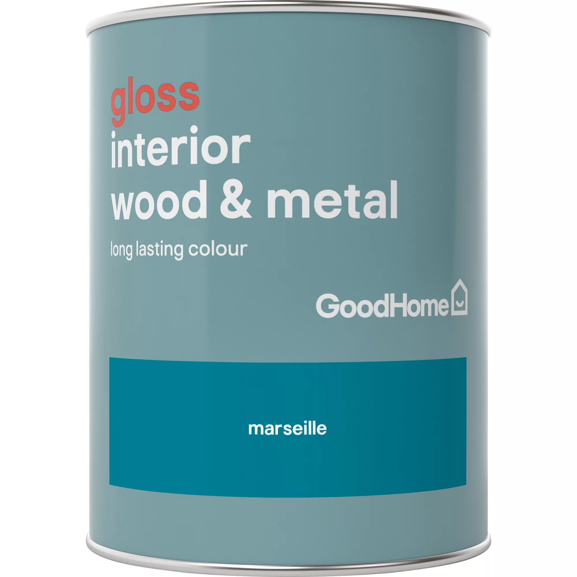 GoodHome Marseille Gloss Metal & Wood Paint, 750ml 2 GoodHome Marseille Gloss Metal & Wood Paint, 750ml - Image 2