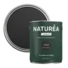 GoodHome Naturéa Jet Black Velvet Matt Emulsion Paint, 2.5L