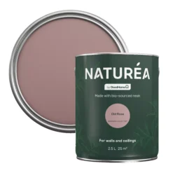 GoodHome Naturéa Old Rose Velvet Matt Emulsion Paint, 2.5L