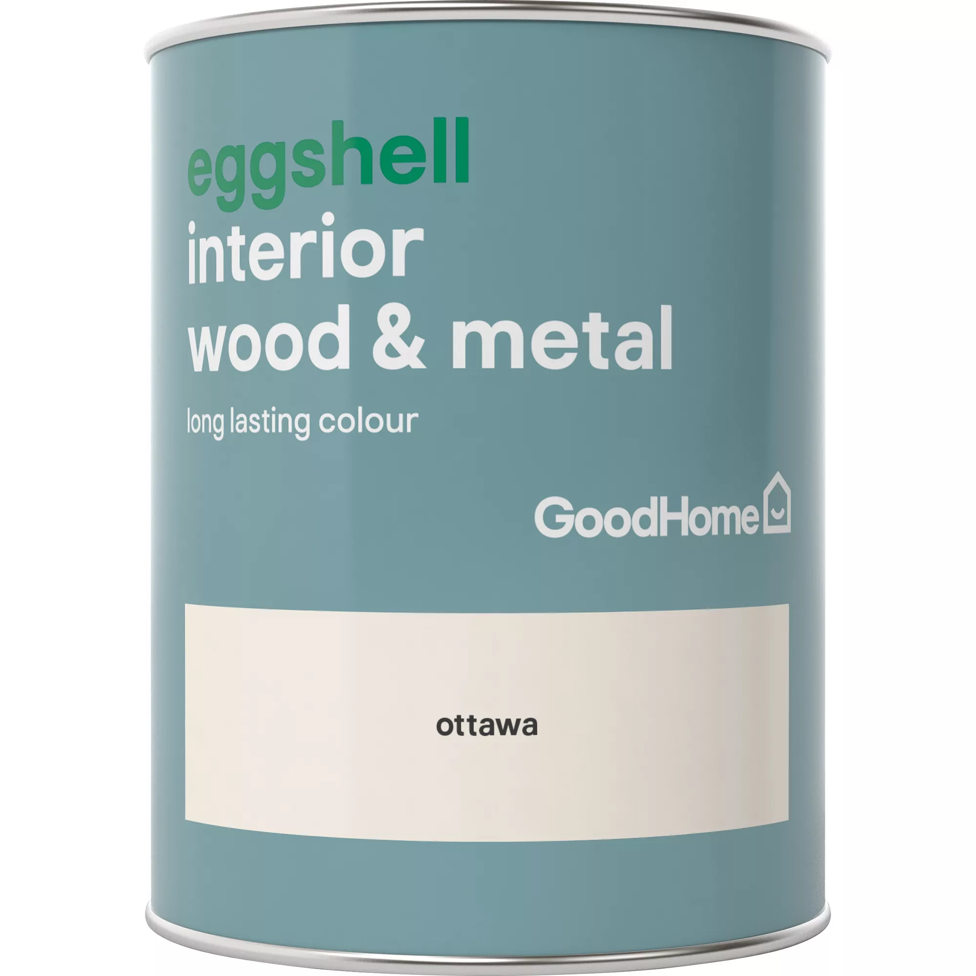 GoodHome Ottawa Eggshell Metal & Wood Paint, 750ml 2 GoodHome Ottawa Eggshell Metal & Wood Paint, 750ml - Image 2