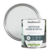 GoodHome Outdoor White Satinwood Multi-surface Paint, 2.5L