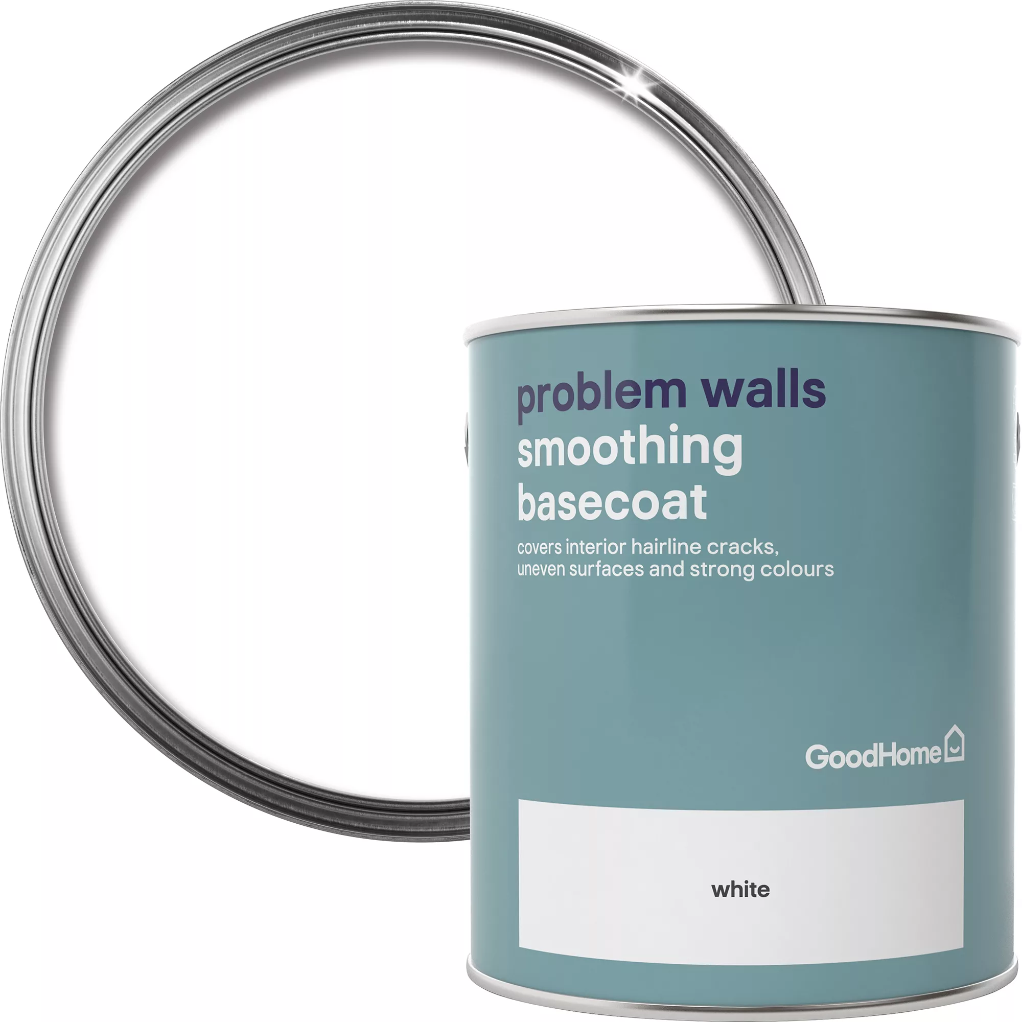 GoodHome Problem Walls White Basecoat, 2.5L 2 GoodHome Problem Walls White Basecoat, 2.5L - Image 2