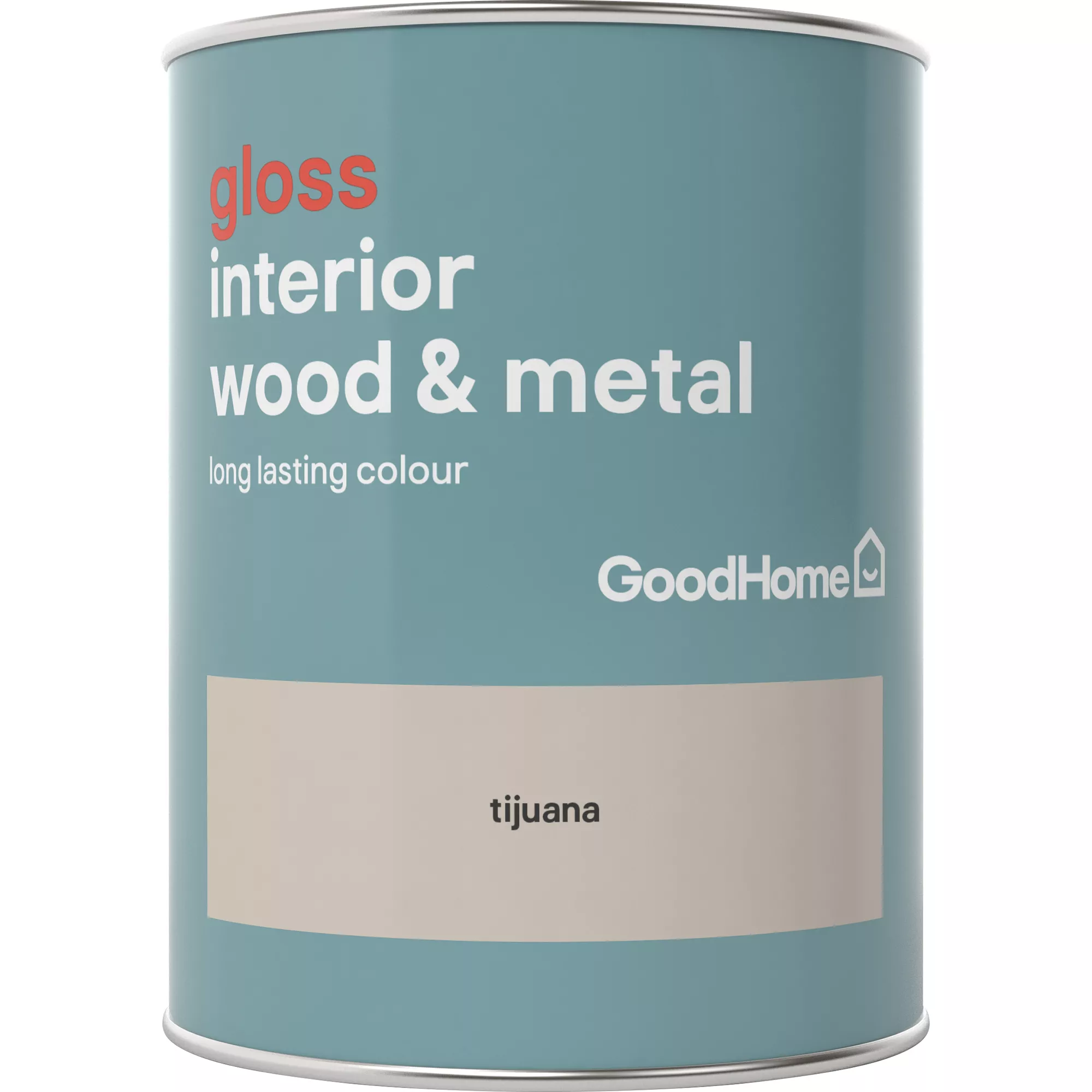 GoodHome Tijuana Gloss Metal & Wood Paint, 750ml 2 GoodHome Tijuana Gloss Metal & Wood Paint, 750ml - Image 2