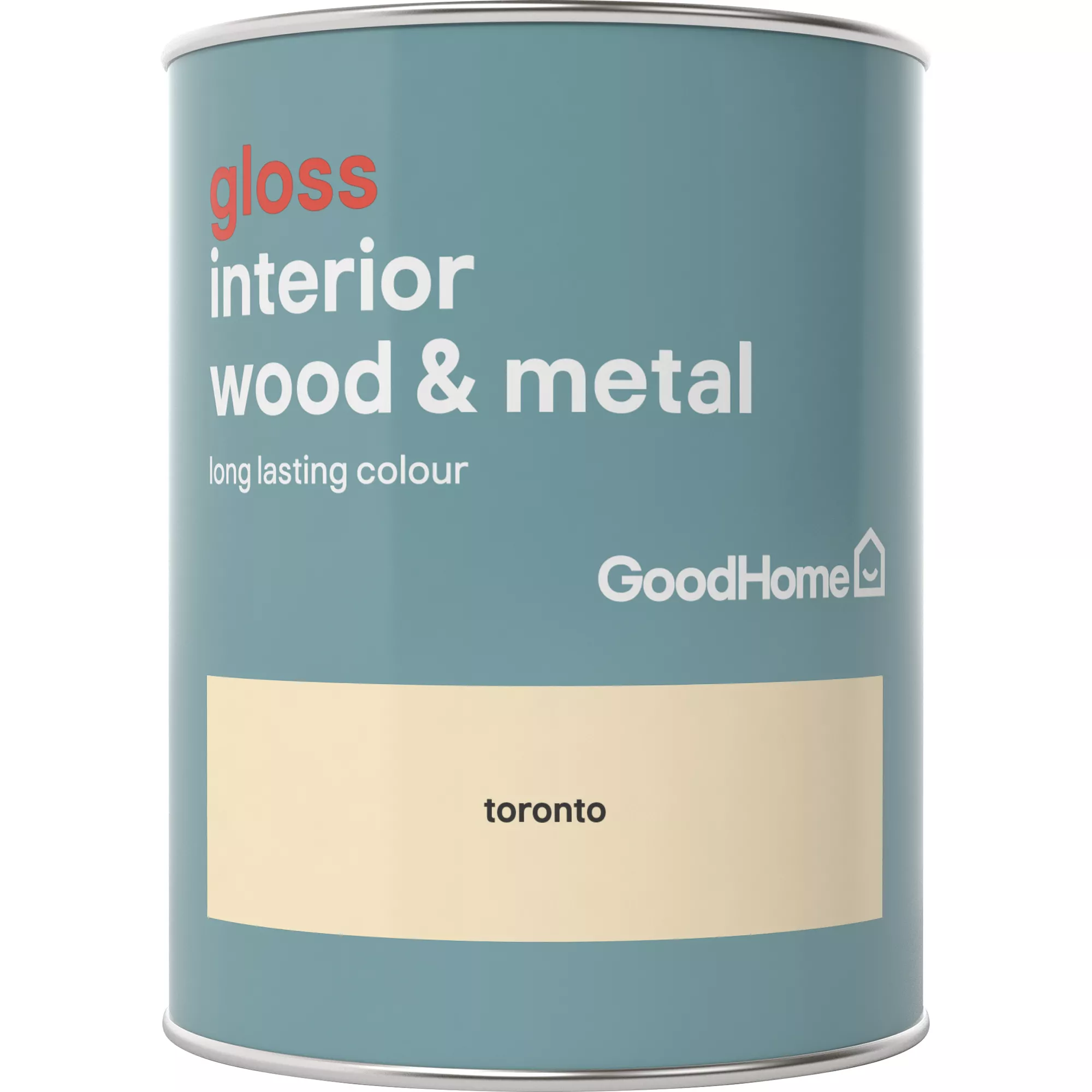 GoodHome Toronto Gloss Metal & Wood Paint, 750ml 1 GoodHome Toronto Gloss Metal & Wood Paint, 750ml