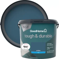 GoodHome Tough & Durable Antibes Matt Emulsion Paint, 5L