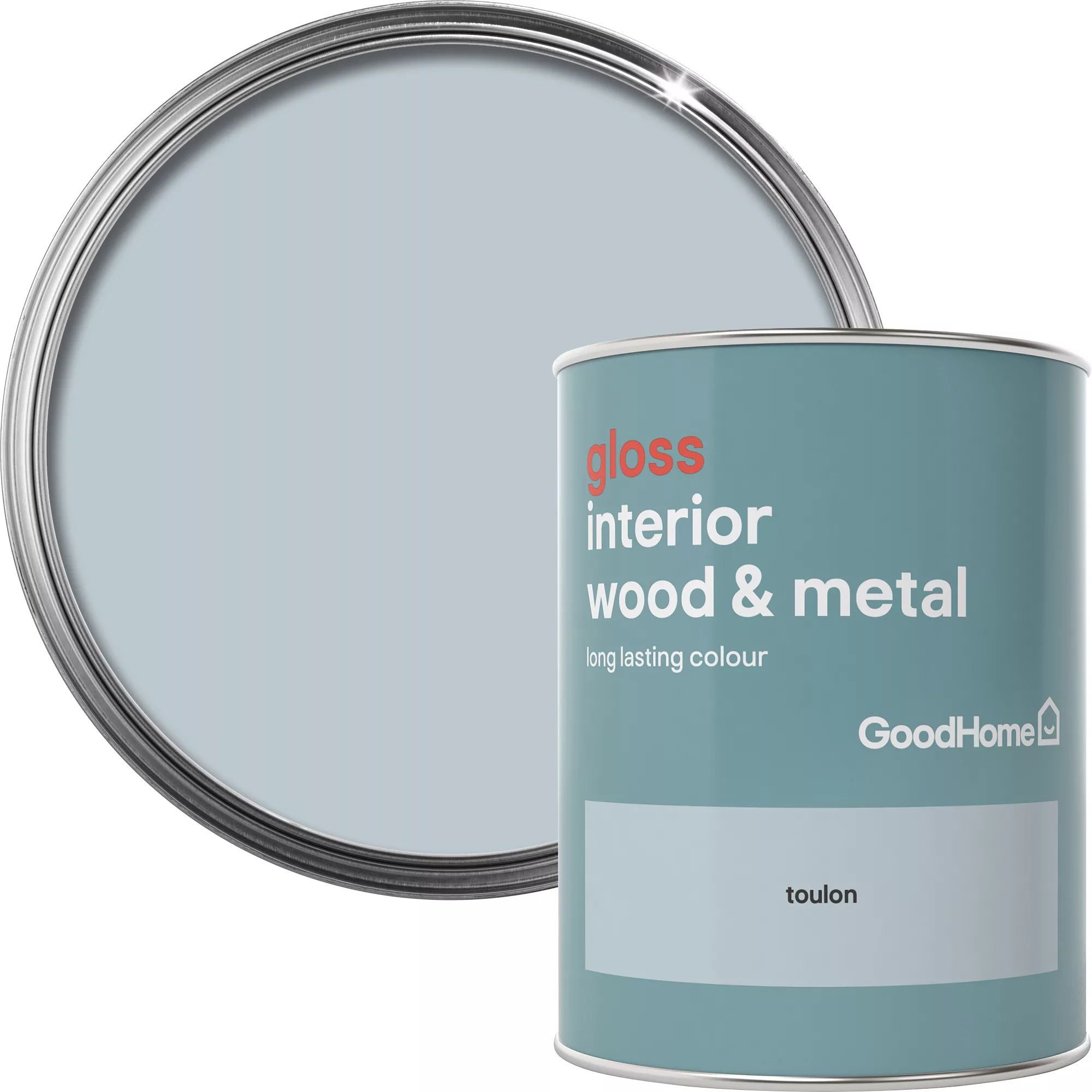 GoodHome Toulon Gloss Metal & Wood Paint, 750ml 1 GoodHome Toulon Gloss Metal & Wood Paint, 750ml