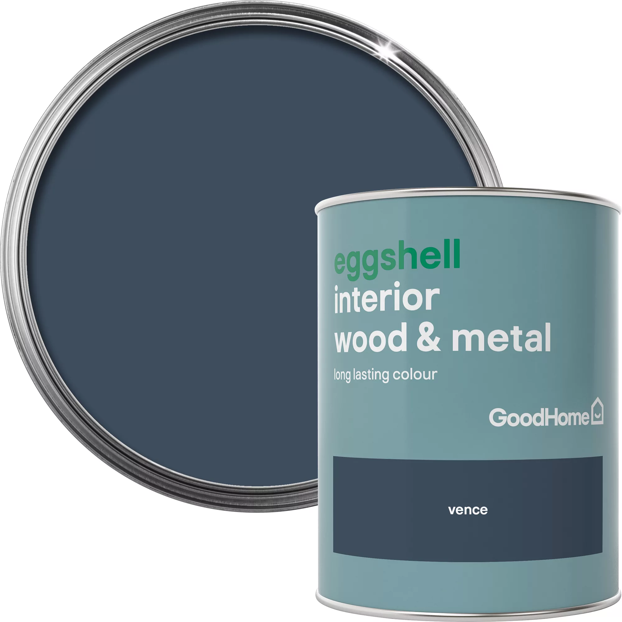 GoodHome Vence Eggshell Metal & Wood Paint, 750ml 1 GoodHome Vence Eggshell Metal & Wood Paint, 750ml