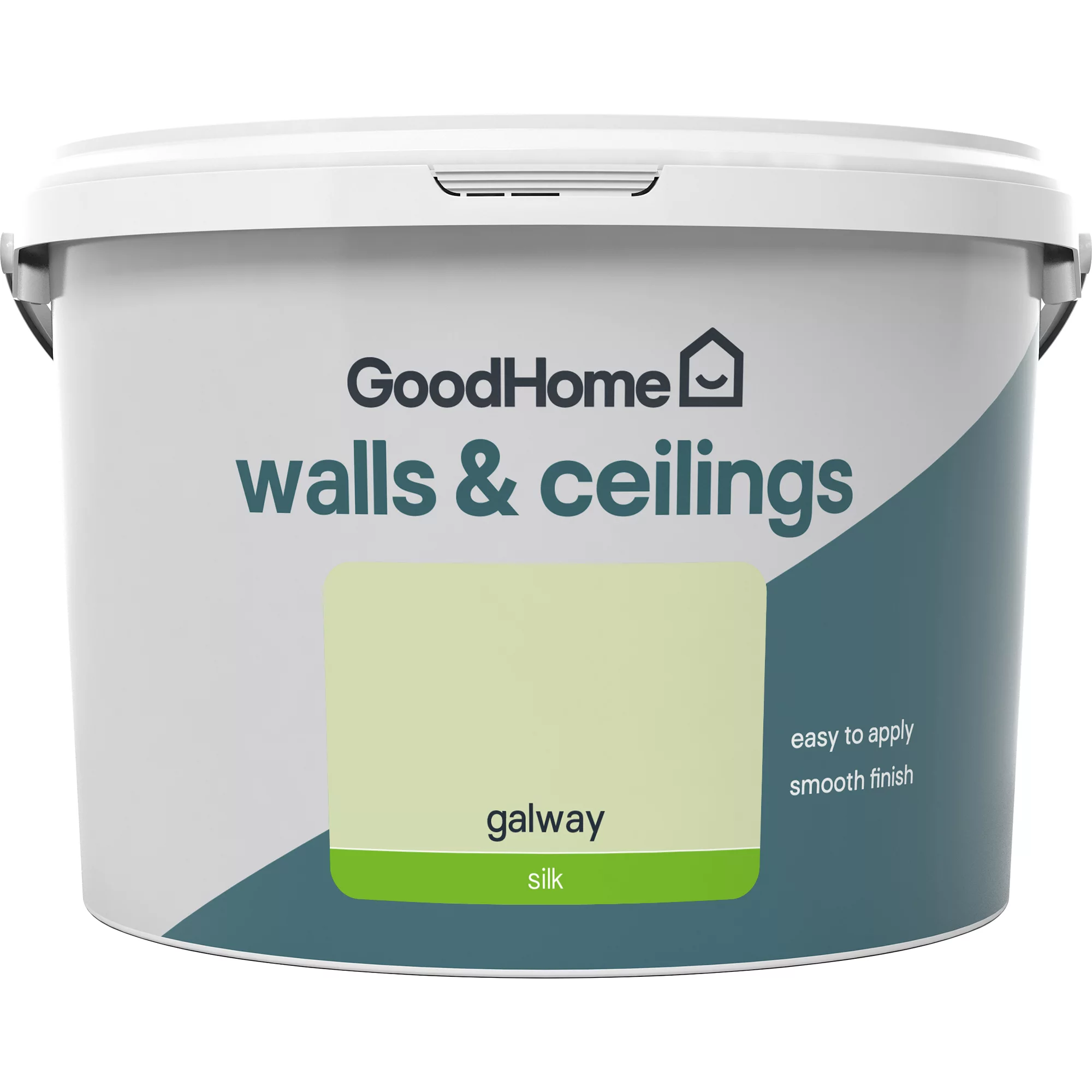 GoodHome Walls & Ceilings Galway Silk Emulsion Paint, 2.5L 2 GoodHome Walls & Ceilings Galway Silk Emulsion Paint, 2.5L - Image 2