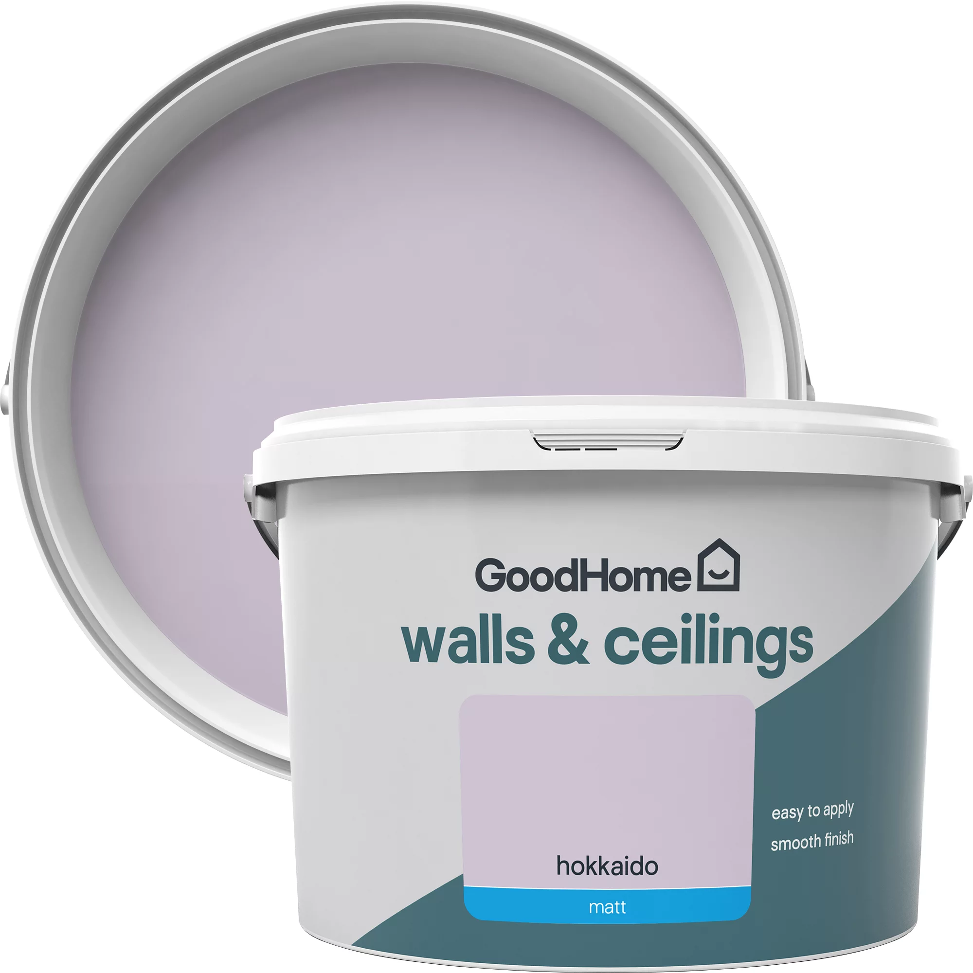 GoodHome Walls & Ceilings Hokkaido Matt Emulsion Paint, 2.5L 1 GoodHome Walls & Ceilings Hokkaido Matt Emulsion Paint, 2.5L